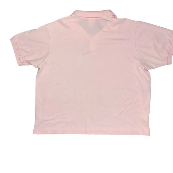 Lacoste Men’s Size 7 XXL 2XL Pink Made in Peru Short Sleeve Polo Shirt - Picture 4 of 7